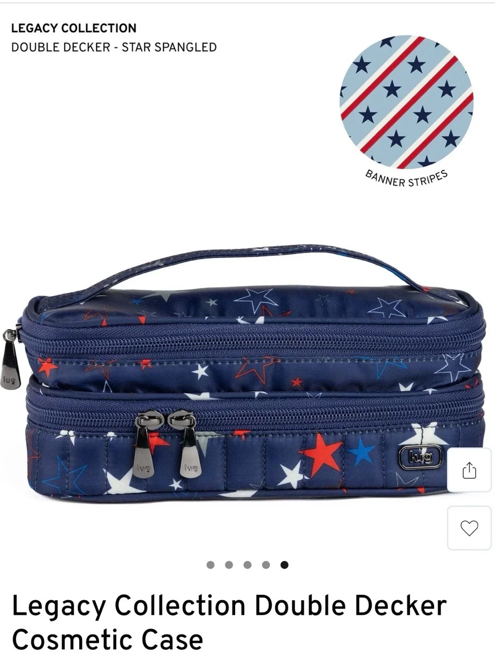 NWT- Legacy Double Decker Star Spangled